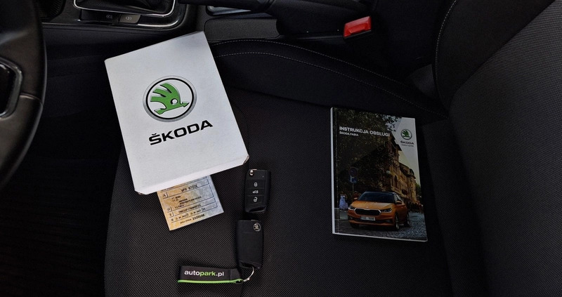 Skoda Fabia cena 66900 przebieg: 47213, rok produkcji 2022 z Węgrów małe 781